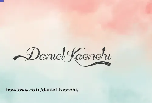 Daniel Kaonohi