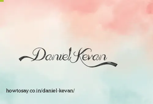 Daniel Kevan