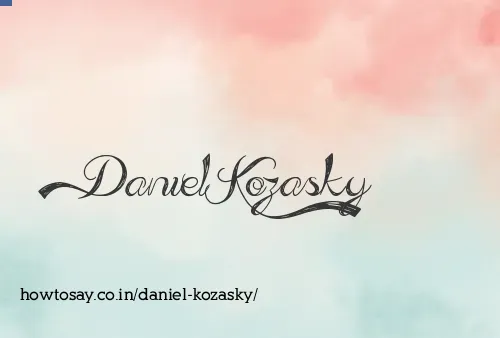 Daniel Kozasky