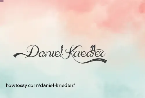 Daniel Kriedter