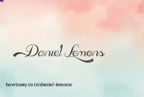 Daniel Lemons