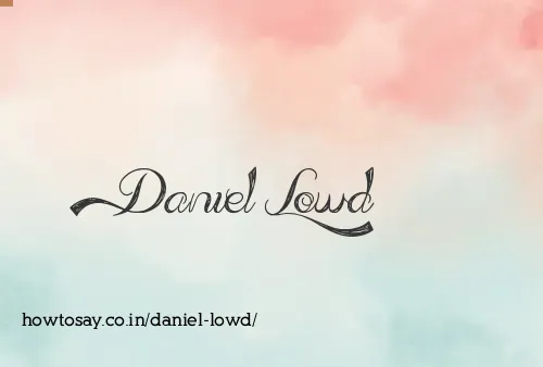 Daniel Lowd