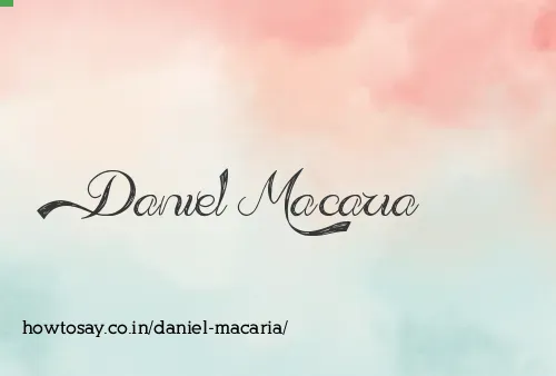 Daniel Macaria