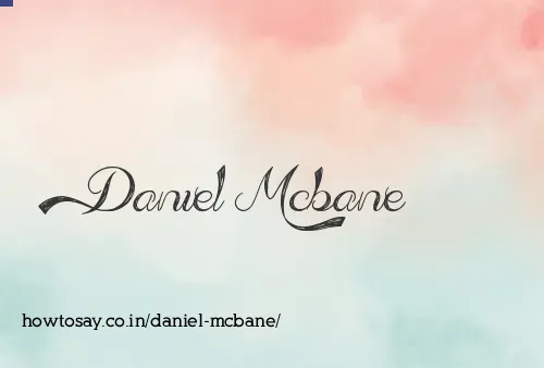 Daniel Mcbane