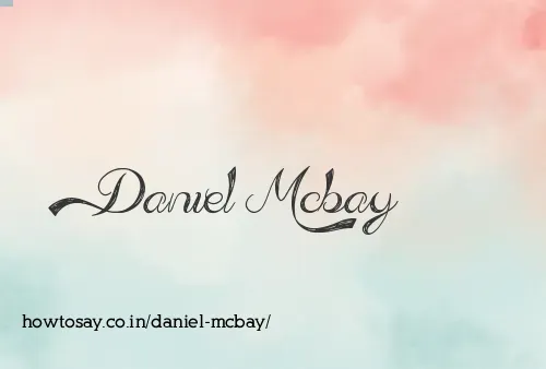 Daniel Mcbay