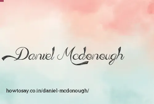 Daniel Mcdonough