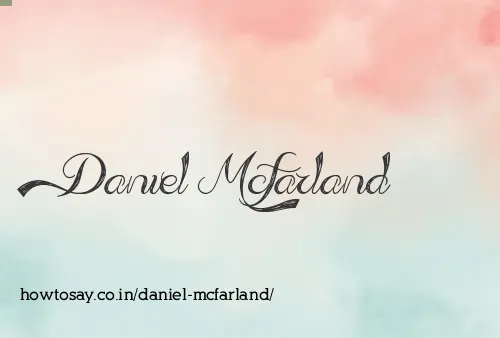 Daniel Mcfarland