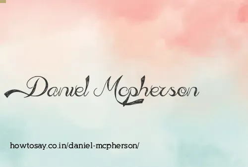 Daniel Mcpherson