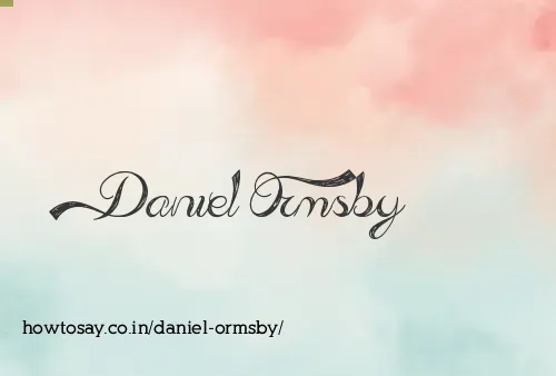 Daniel Ormsby