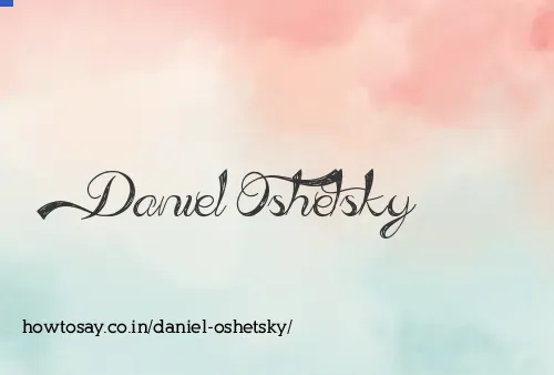Daniel Oshetsky