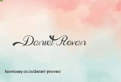 Daniel Provan