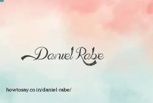 Daniel Rabe