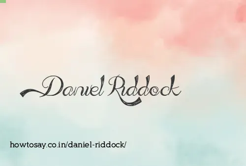 Daniel Riddock