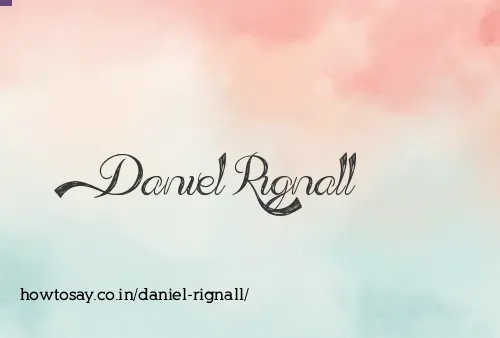 Daniel Rignall
