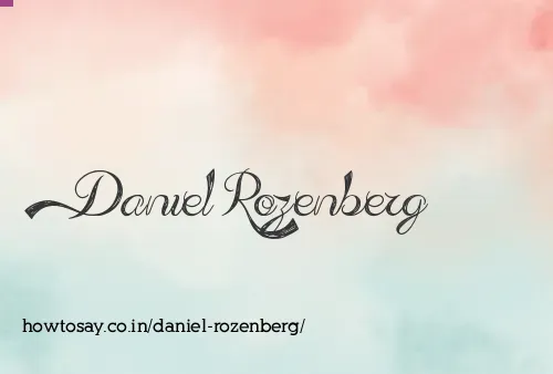 Daniel Rozenberg