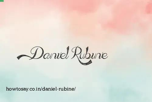 Daniel Rubine