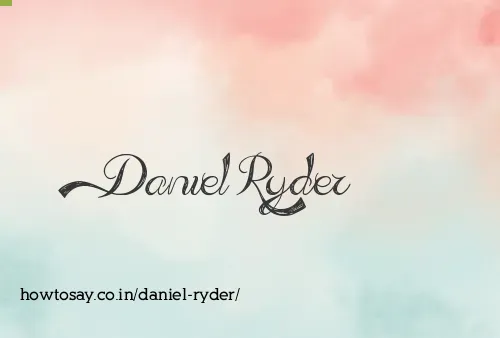 Daniel Ryder