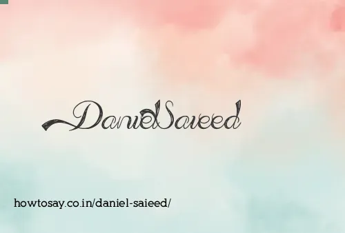Daniel Saieed