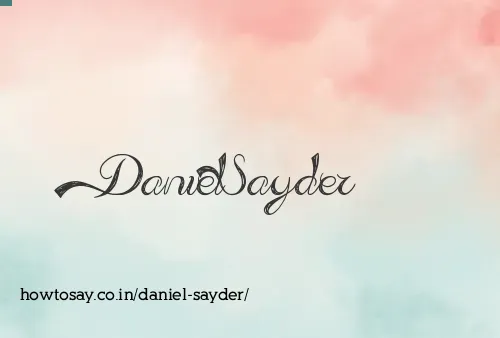 Daniel Sayder