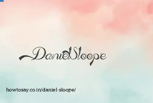 Daniel Sloope