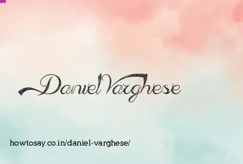 Daniel Varghese