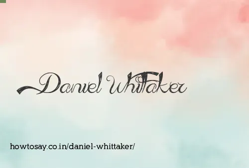 Daniel Whittaker