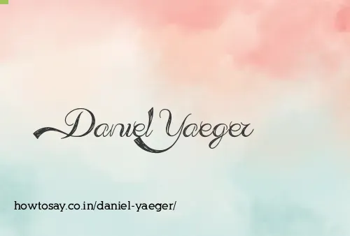 Daniel Yaeger