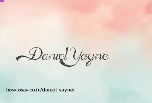Daniel Yayne