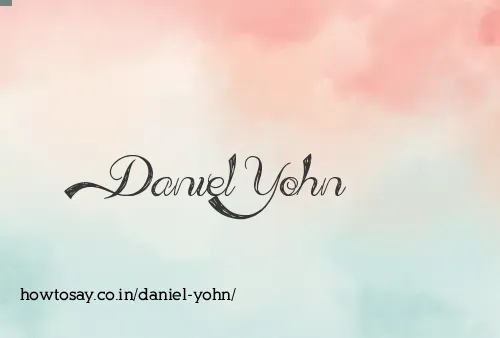 Daniel Yohn