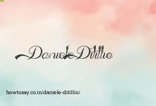 Daniele Ditillio