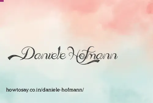 Daniele Hofmann