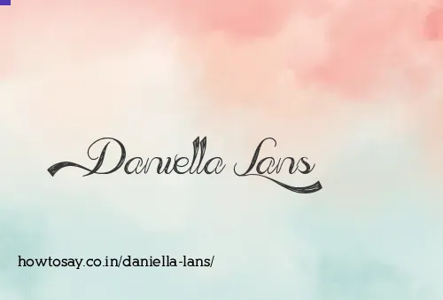 Daniella Lans