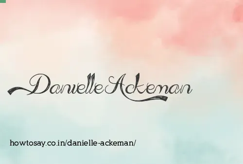 Danielle Ackeman