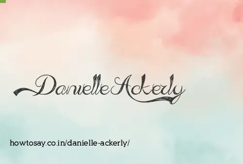 Danielle Ackerly