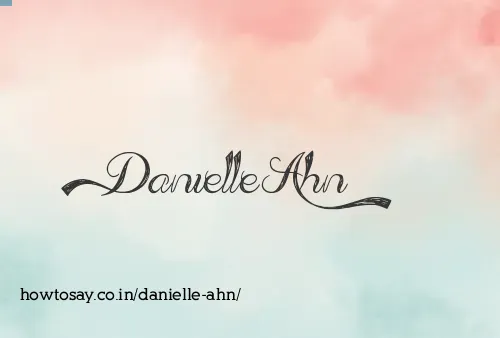 Danielle Ahn