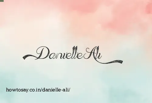 Danielle Ali