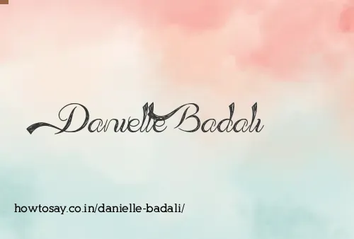 Danielle Badali