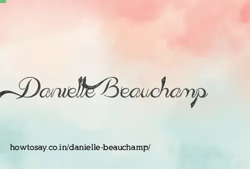 Danielle Beauchamp