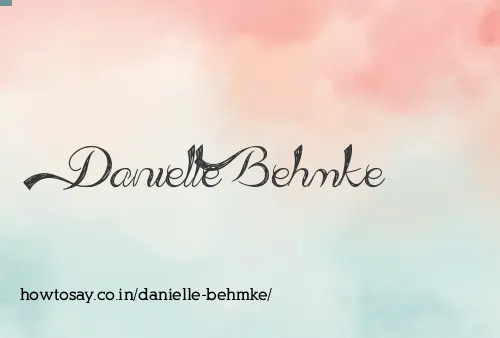Danielle Behmke