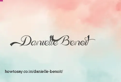 Danielle Benoit