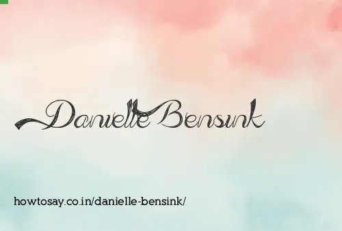 Danielle Bensink