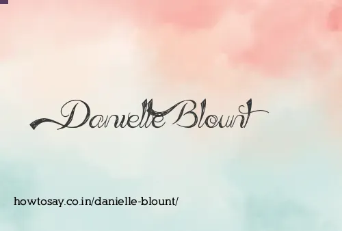 Danielle Blount
