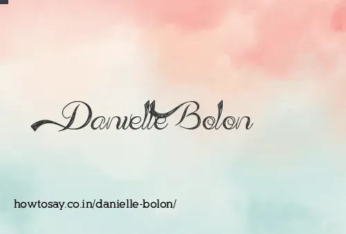 Danielle Bolon