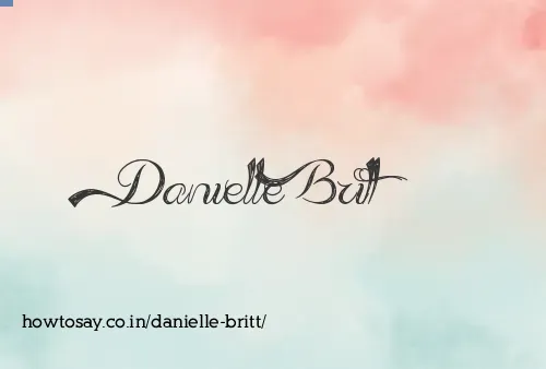 Danielle Britt