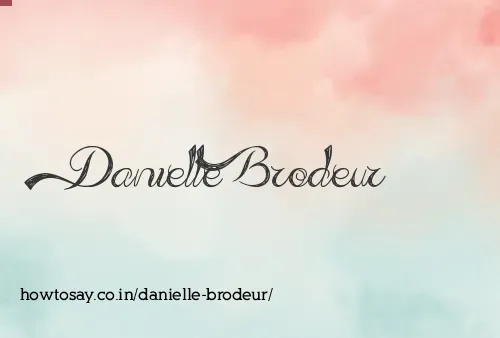 Danielle Brodeur