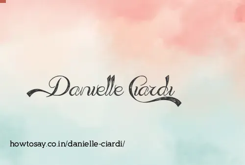 Danielle Ciardi