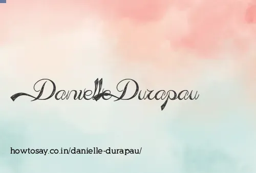 Danielle Durapau