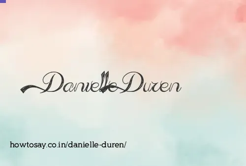 Danielle Duren