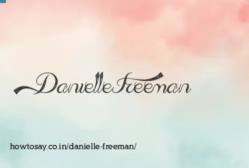 Danielle Freeman