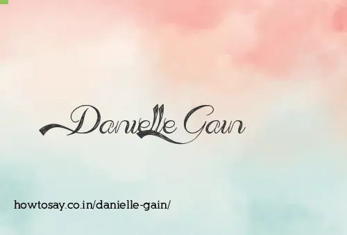 Danielle Gain